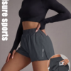 Short de Fitness Double Épaisseur avec Poches