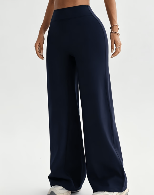 Pantalon Fitness Taille Haute Jambe Large