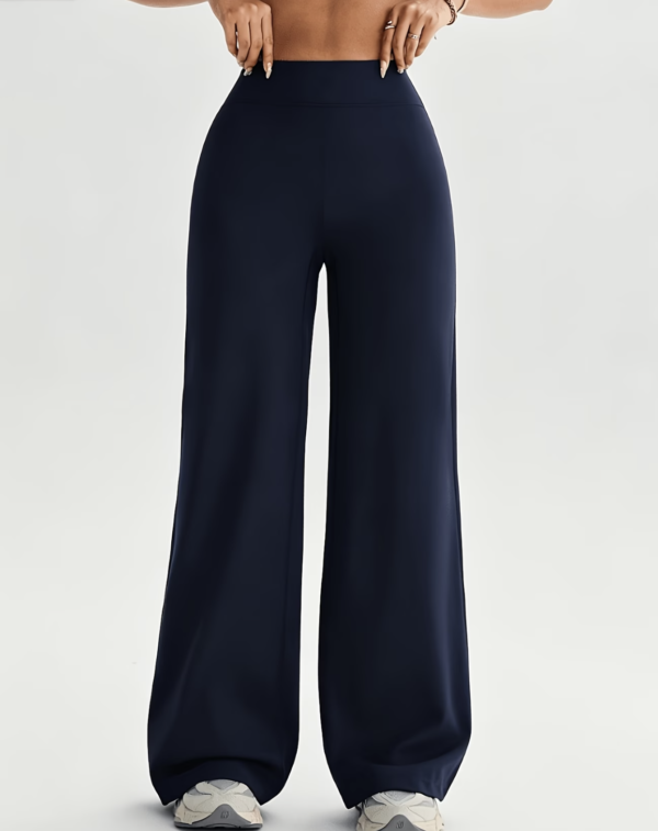 Pantalon Fitness Taille Haute Jambe Large