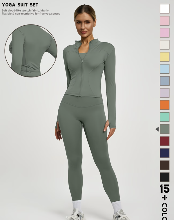 Ensemble de Sport 2 Pièces Veste et Pantalon