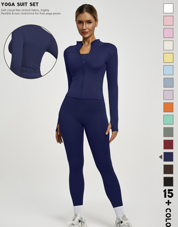 Ensemble de Sport 2 Pièces Veste et Pantalon