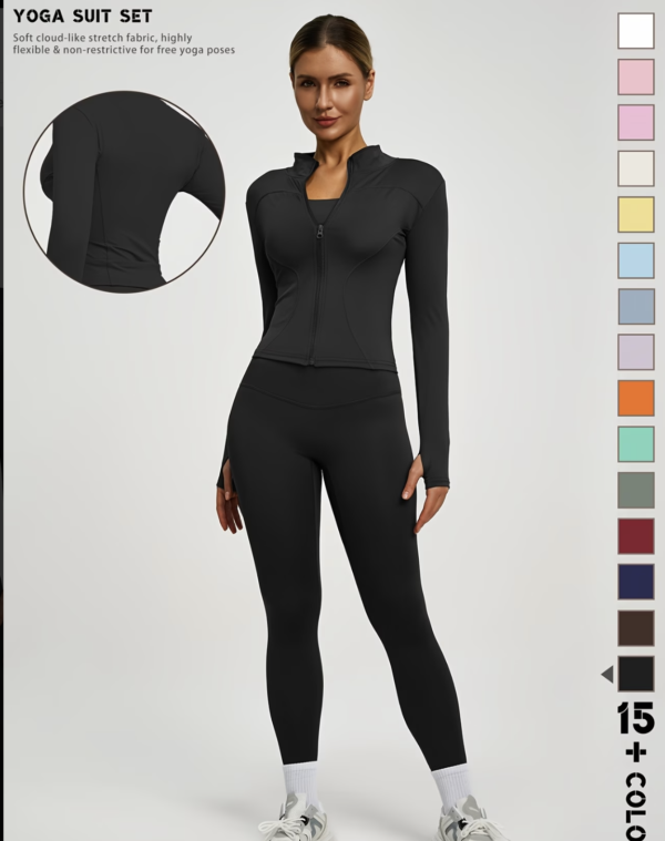 Ensemble de Sport 2 Pièces Veste et Pantalon