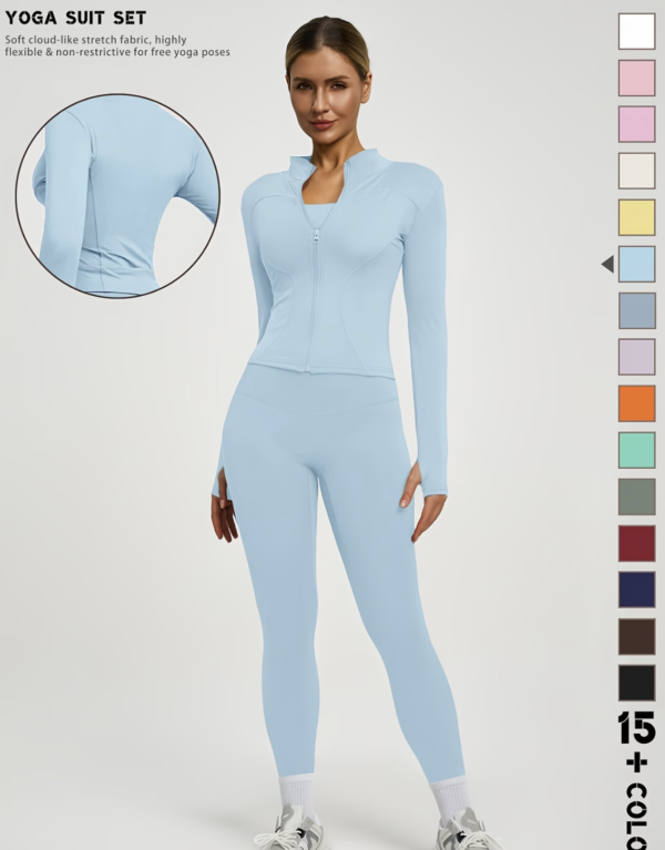 Ensemble de Sport 2 Pièces Veste et Pantalon
