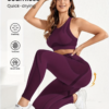 Ensemble de Yoga Basique 2 Pièces Uni