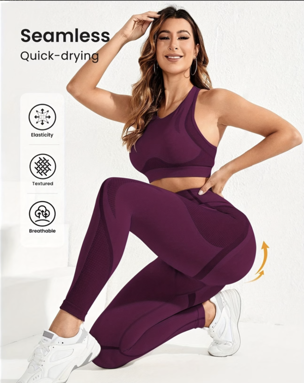 Ensemble de Yoga Basique 2 Pièces Uni