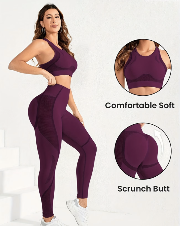 Ensemble de Yoga Basique 2 Pièces Uni