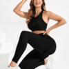 Ensemble de Yoga Basique 2 Pièces Uni