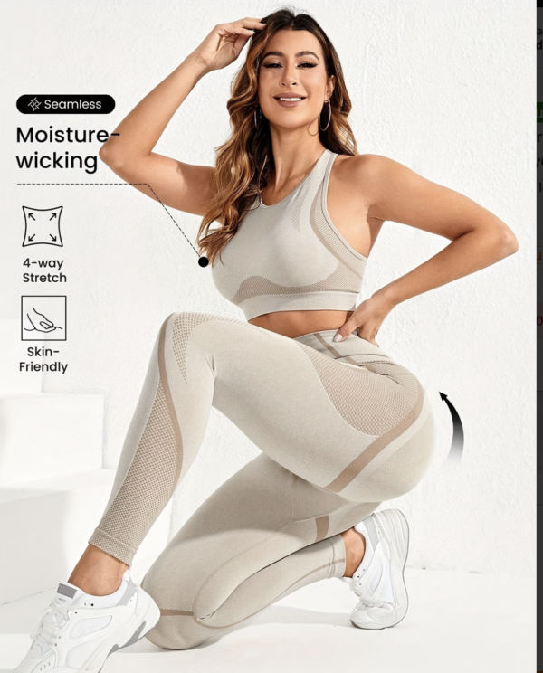 Ensemble de Yoga Basique 2 Pièces Uni