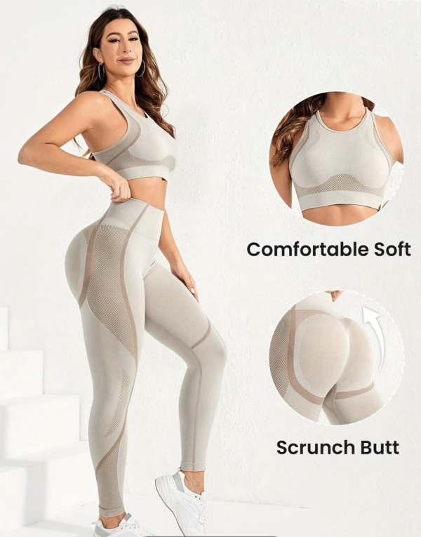 Ensemble de Yoga Basique 2 Pièces Uni