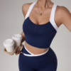 Ensemble Athleisure Large Bretelles et Leggings Sans Couture