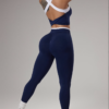 Ensemble Athleisure Large Bretelles et Leggings Sans Couture