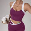Ensemble Athleisure Large Bretelles et Leggings Sans Couture