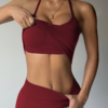 Ensemble de Sport 2 Pièces Col Halter et Short