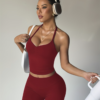 Ensemble de Sport 2 Pièces Col Halter et Short