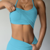 Ensemble de Sport 2 Pièces Col Halter et Short