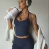 Ensemble de Sport 2 Pièces Col Halter et Short