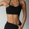 Ensemble de Sport 2 Pièces Col Halter et Short