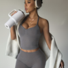 Ensemble de Sport 2 Pièces Col Halter et Short