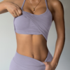 Ensemble de Sport 2 Pièces Col Halter et Short