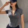 Haut de Sport Demi-Zippé Extérieur