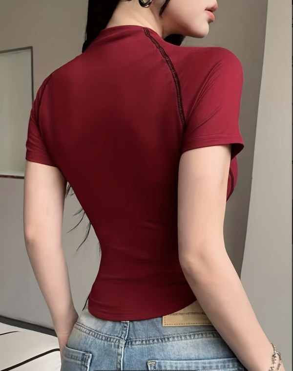 Haut de Sport Demi-Zippé Extérieur