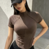 Haut de Sport Demi-Zippé Extérieur