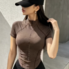 Haut de Sport Demi-Zippé Extérieur