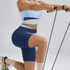 Ensemble de Sport 2 Pièces à Blocs de Couleurs