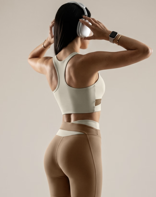 Ensemble de Sport 2 Pièces à Blocs de Couleurs