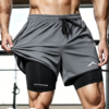 Short de Sport 2-en-1 Double Couche Peak