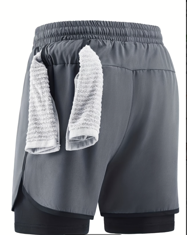 Short de Sport 2-en-1 Double Couche Peak