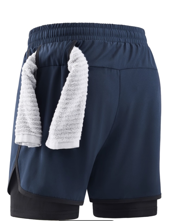 Short de Sport 2-en-1 Double Couche Peak
