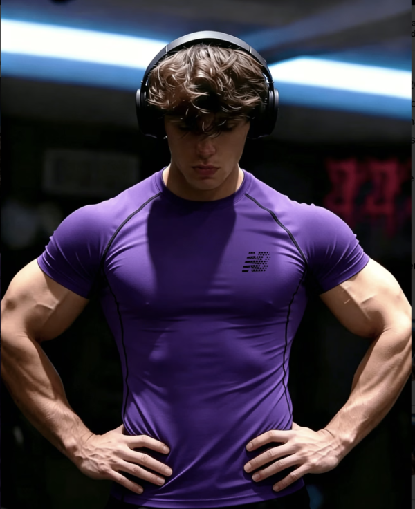 T-Shirt de Compression Homme Haute Performance