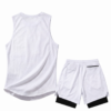 Ensemble de Sport 2 Pièces Débardeur et Short Double Couche