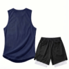 Ensemble de Sport 2 Pièces Débardeur et Short Double Couche