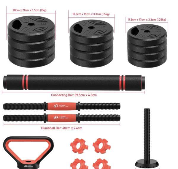 Kit de Musculation Évolutif GartistGo Haltères et Kettlebell