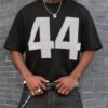 T-Shirt Manches Courtes en Maille Ajourée – Style Streetwear et Look Sportif Jeune