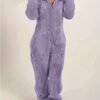 yjama à Capuche Doux et Confortable pour Femme – Chaleur et Bien-Être au Quotidien
