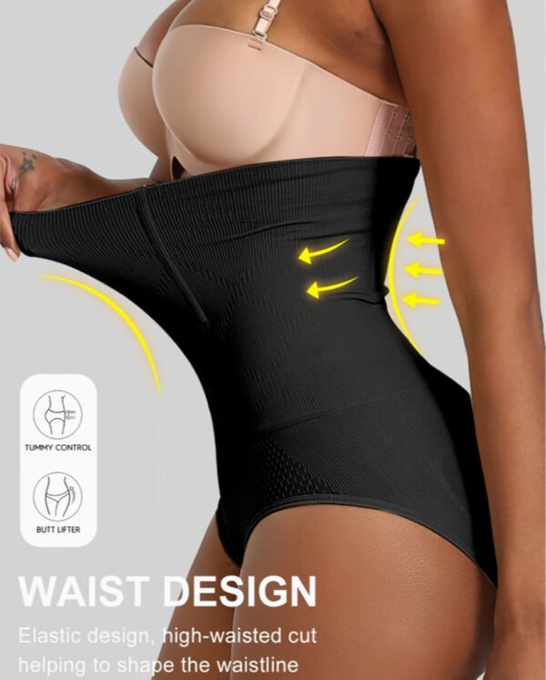 Slip Gainant Haute Taille pour Femme – Effet Remonte-Fesses et Contrôle du Ventre