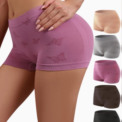 Lot de 5 Culottes Sans Couture pour Femme – Confortables, Respirantes et Multicolores