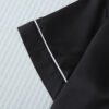 Pyjama en Satin pour Femme avec Haut Boutonné, Short et Taille Élastique – Élégance et Confort à la Maison