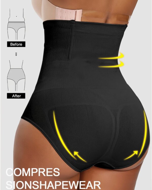 Slip Gainant Haute Taille pour Femme – Effet Remonte-Fesses et Contrôle du Ventre