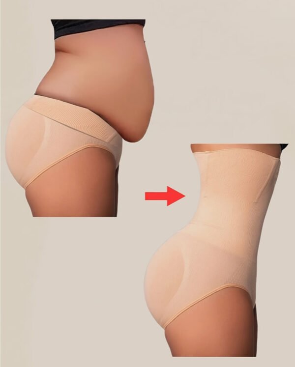 Slip Gainant Haute Taille pour Femme – Effet Remonte-Fesses et Contrôle du Ventre