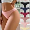 Lot de 6 Culottes Sexy Taille Basse pour Femme – Dentelle Élégante et Confort Quotidien