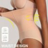 Slip Gainant Haute Taille pour Femme – Effet Remonte-Fesses et Contrôle du Ventre