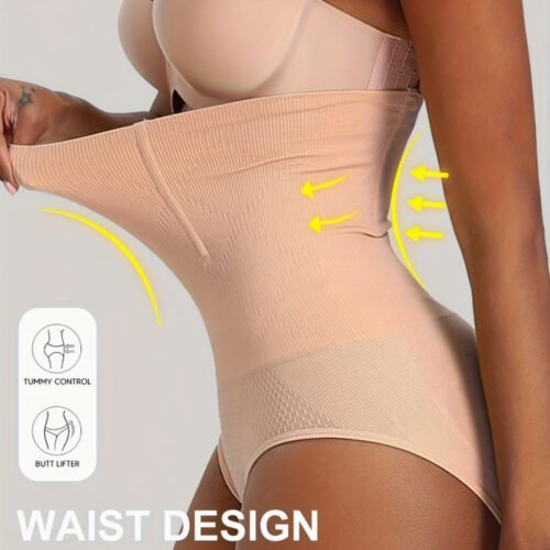 Slip Gainant Haute Taille pour Femme – Effet Remonte-Fesses et Contrôle du Ventre