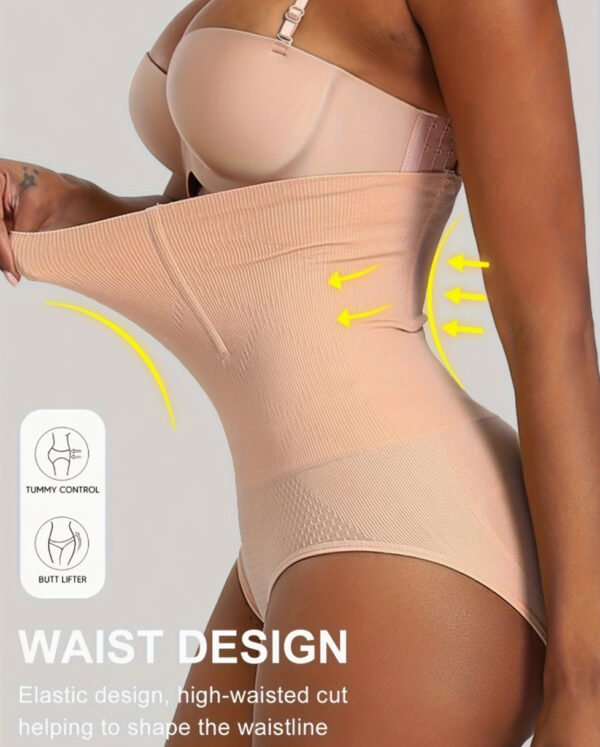 Slip Gainant Haute Taille pour Femme – Effet Remonte-Fesses et Contrôle du Ventre