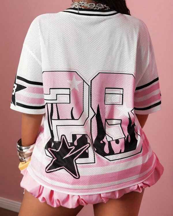 Maillot de Hockey sur Glace Rose – Style Sportswear & Match