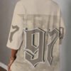 Maillot de Hockey Vintage à Manches Courtes – Style Sportswear pour Femme