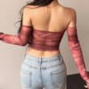 Rectangle 644 Haut Court Respirant en Maille – Manches Longues (Femme)